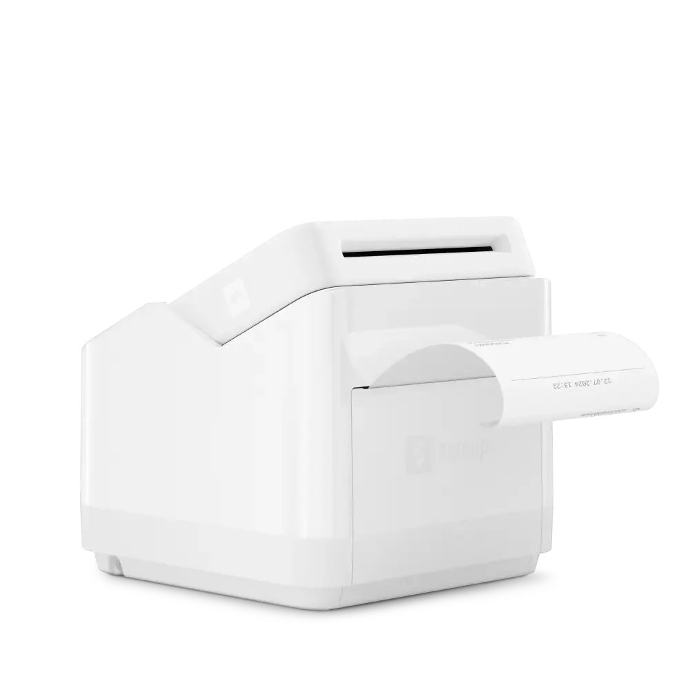 SumUp printer station from the side